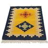 Galleria Farah1970 India Kilim Autentico, Originale e Fatto a Mano 90x60 CM