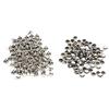 Joyzan Rivetti a Doppio Cappuccio 8x8mm, Ferro Rapidi Pezzi Decorativi Cappucci Testa Tonda Pelle Borchie Tubolari Metallo per Riparazioni Cinture Borse Accessori Fai Te Viti con Fungo Rivetto Bottone