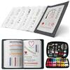 FARYODI Embroidery Stitch Book, kit fai da te, set di libri da ricamo, leggero, per principianti, adulti, hobby, artigianato, famiglia