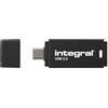 Integral Chiavetta USB 3.2 Gen 1 da 64 GB, ad alta velocità, tipo C/USB 3.1/3.0, lettura 150 MB/s, scrittura 30 MB/s, plug-and-play, archiviazione portatile per PC, Mac, laptop