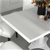 VGLQNRPT Pellicola protettiva per tavolo opaca, 120 x 60 cm, 1,6 mm, in PVC, protezione per mobili, impermeabile, per sala da pranzo e ufficio