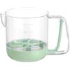 YunJove Impastatrice Planetaria, Sbattitore per Uova, Utensile Da Cucina Portatile, Montalatte Semiautomatico, Frusta per Uova per Marinate, Uova, Latte, Verde
