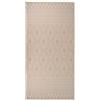 vidaXL Tappeto da Esterni a Tessitura Piatta 100x200cm Strisce Marroni
