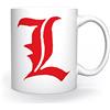 Enigmae Death Love Note Sign Tazza Bianca Per il Caffè Tè Cappuccino Cacao Mug White Coffee Tea