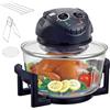 Generic Friggitrice ad aria Forno alogeno multifunzione con temperatura regolabile e timer per cuocere, grigliare, cuocere a vapore, arrostire e barbecue