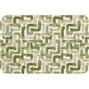 OnlyWow© Tappetini Bagno Tappeto Scendi Doccia Bathmat Tappeti Antiscivolo | 60x40 cm - Rettangolare - Moderni Decorazioni Memory Foam Lavabile Moderno - Grafico - Verde