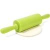 Cyrank Mattarelli per la cottura, mattarelli per plastilina, mattarelli per bambini, piccoli mattarelli in silicone antiaderente per la cucina di casa(verde)