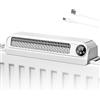 Esjay Ventilatore per termosifone, ventola di riscaldamento manuale per auto (1 | Ventilatore per termosifone, ventilatore intelligente senza fili, distribuzione del calore ottimizzata, risparmio energetico