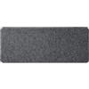 ANRO Zerbino stretto scarpe corridoio Grigio 75 x 25 cm | Materiale: polipropilene, retro in gomma antiscivolo, 5 mm, lavabile, per interni ed esterni
