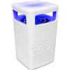 Generico Lampada Antizanzare UV USB con Aspirazione Silenziosa per Interni | Trappola Elettrica per Zanzare e Insetti Volanti, Funzionamento 360°, Senza Sostanze Chimiche, per Casa, Camera e Ufficio