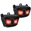 Queath Dissuasore per Gatti,Deterrent per Deer,Coyote,Cani,Volpi,Uccelli e Moffette, Repellente Solare per Animali all'aperto,Luce Solare Predator Deterrent con luci LED Rosse stroboscopiche