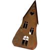 TAZIZI Ferro da esterno artigianale con supporto, S | Supporto da giardino in metallo, decorazione per illuminazione esterna, giardino, cortile, terrazza, accessori per lo styling