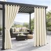 PARAMAISON Tenda Esterno Impermeabile First Gazebo Pergolato Panna 150x220 | Modello bretella con bottone, pannello da 150x270 cm per ombreggiare e schermare gli spazi outdoor