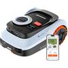 NAVIMOW Segway Navimow i210 LiDAR Pro Robot Tagliaerba, Pendii 55%, Rec. 1000 m² | Senza Filo Perimetrale, LiDAR + Visione + Navigazione rete RTK, Xero-Turn AWD, Mappatura automatica