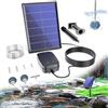 Biling Aeratore solare per laghetto da 3,5 W, pompa ad aria solare per laghetti da pesca all'aperto con batteria da 2200 mAh, 3 modalità 2 pietre d'aria per ossigenatore per acquacoltura idroponica