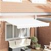 Kaloriko Telo di ricambio per tenda da sole Bianco 330 x 245 cm resistente alle intemperie UV idrorepellente per balcone giardino veranda esterno, compatibile con sistemi retrattili e motorizzati