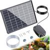Biling Aeratore solare per laghetti, 8 W, con batteria di ossigeno, per | Batteria da 5000 mAh che lavora giorno e notte, 2 pietre d'aria, pompa ad aria solare ultra silenziosa per stagni koi