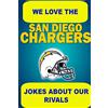 lulu.com We Love the San Diego Chargers - Jokes About Our Rivals