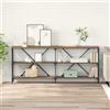 Generico Tavolo consolle con Lo scaffale Legno Vecchio 180 x 30 x 75 cm,Marrone,22.57kg,881905