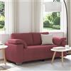 Traylux Divano a 2 posti, 180 cm, in tessuto, con funzione relax e vano portaoggetti, moderno e imbottito, per soggiorno, camera degli ospiti, ufficio, lounge, durevole, traspirante, comodo