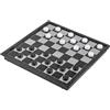 ROSEEONNE Set di pedine magnetiche, gioco da tavolo pieghevole da viaggio chess | Con spazio di archiviazione for la famiglia di adulti