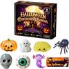 KOMEIYL Squishy Box Set a Sorpresa Halloween, 8 Pezzi Antistress Mistery Box Squishy in TPR Morbido, Ritorno Lento alla Forma, Ideali per Feste, Decorazioni e Regali