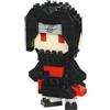 nanoblock Bandai - Nanoblock - Itachi Uchiwa - Mini statuina in mattoncini - Gioco di costruzione - Kit per il montaggio di personaggi manga pixel - NBCC138