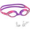 Seaflar Occhiali Nuoto Bambini da 3 a 14 anni, Anti-Fog con Visione Chiara | Protezione UV Guarnizione in Silicone, Piccolo Telaio Occhiali da Nuoto Unisex per Bambini