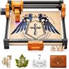ACMER Macchina per incisione laser da 4 W, taglio laser professionale, superficie di incisione 300 × 300 mm, precisione 0,01 mm, macchina per incisione laser ad alta precisione per legno, metallo