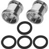Be In Your Mind 2 Set 24mm Maschio A 22mm Filettatura Maschio Adattatore Per Rubinetto In Ottone Lunghezza Prolunga Rubinetto Aeratore Connettore Per Lavello Del Bagno Con Guarnizione
