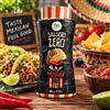 Generico Salsa Zero Mexican 410g Gusto Speziato, 0% Grassi, Low Calorie, Condimento per Carne Hamburger Panini Verdure e Piatti Salati