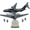Modello di Aereo Cargo Militare Realistico Modellino con Piedistallo Robusto