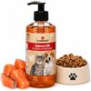 Flamingo Olio di salmone per cani - 100% olio di salmone norvegese - Ricco di Omega 3 e 6 - Supporta pelle, pelo, cuore e vista - Stimola l'appetito - Topping gustoso - 500 ml