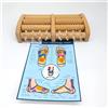 TheraFlow Rullo massaggiatore plantare TheraFlow per fascite plantare in legno incl. scheda zona riflessa del piede - massaggiatore plantare, massaggiatore per sperone del piede, massaggiatore zona riflessa del piede e massaggiatore plantare