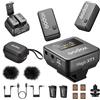 MICROFONO WIRELESS MAGIC XT1 DA CRAVATTA PER FOTOCAMERA - 2 TRASMETTITORI E CUST