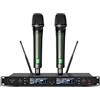 MICROFONO WIRELESS PROFESSIONALE DR666 PER KARAOKE - DOPPIO MICROFONO SENZA FILI