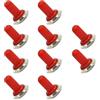 Mintice 10 Pezzi Rosso 12mm di Gomma Interruttore a Levetta in Metallo Cappello Manopola Tappo Copertura Bagagliaio Impermeabile Anti Polvere