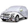 Esselle Parts Telo Copri Auto Copriauto per Mercedes ML W164 Impermeabile Antigraffio Felpato