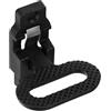 VGOL 1 Pezzi Gradino Laterale Pieghevole In Acciaio Zincato Per Impieghi Gravosi 10 Cm X 5,3 Cm Verniciato Nero Antiscivolo Per Autobus Furgone