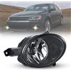 Tula Motoren Coppia Di Fari Fendinebbia per vw Golf VI 5K1/AJ5 08-14 Cabriolet 11-16 JT 09-14 Touran10-15 Caddy10-15 Up16-UP TG11-Eos10-15 Seat Alhambra Fendinebbia venduti，singolo (Trasparente Destro)