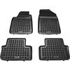 MTM Tappetini Gomma per Peugeot 407 2004-12.2010 Design a Vaschetta, su Misura con Bordi Rialzati cod. 3D 5613