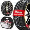 Bottari Italy Bottari Rapid T2 Catene da Neve 9 mm Maglia a Rombo, Taglia 50, 2 Pz | Maglia compatta a sezione D, tensionatore automatico esterno, cavo colorato, omologate EN 16662-1 e ÖNORM V5117.
