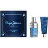 Pepe Jeans Life Is Now For Him Profumo Uomo Confezione 2 Pezzi | Cofanetto Regalo, Eau de Toilette 100ml e Gel Doccia 80ml, Set Fragranza Aromatica e Legnosa