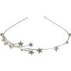 Daleweo Cerchietti Oro Corona Stella Linea Semplice Accessori Capelli Donna Ragazza Gioiello Testa Acconciatura Matrimonio Festa Compleanno Regalo
