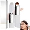 MANXIAKEJIO Fondotinta Stick Coreano Auto-adattivo Fondotinta Stick 2 in 1 Crema Bianca con Pennello Coprenza Naturale, Effetto Uniforme E Luminoso A Lunga Tenuta (bianco)