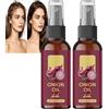 ZRAZT Olio di cipolla di rosmarino per la crescita dei capelli, olio rinforzante del cuoio capelluto di rosmarino, siero nutriente per la cura dei capelli per diradamento dei capelli, siero rinforzante per