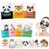 APFJIP 7 Pezzi Maschere Viso Bambina, Set Maschera Viso Bambina, Maschera Idratante Con Graziose Stampe Di Animali, Antirughe, Idratante, Skin Care Bambina 10 Anni(Animali)