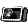 FytStycale Luce Anello con Obiettivo Ravvicinato Universale Leggero per Beauty Blogger, Video Mobili, Stile B