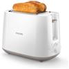 Philips Daily Collection Tostapane 2 Fette, 8 Impostazioni, 830W, Bianco | Toaster con scalda brioche integrato, funzione scongelamento, leva di sollevamento, spegnimento automatico (HD2581/00)