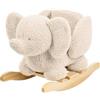 Nattou Dondolo in Legno TEDDY ELEFANTE BIANCO